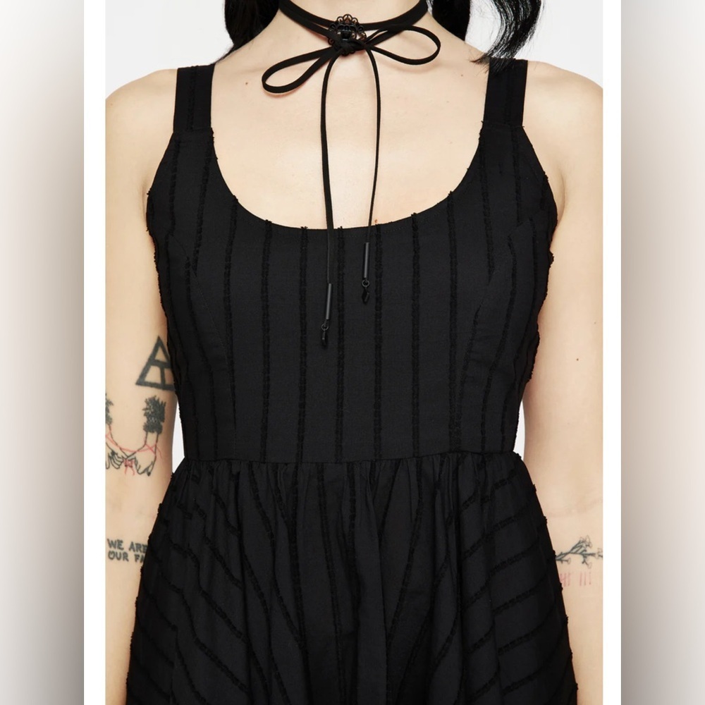 NWT Disturbia Blythe Handkerchief Hem Mini Dress - Picture 3 of 8